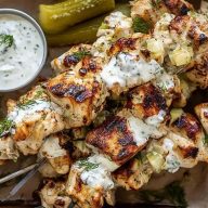 Dill Pickle Ranch Chicken Skewers