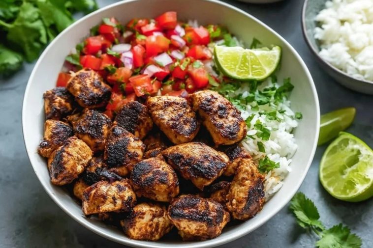 Easy Chipotle Chicken (Copycat) at Home