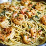 Easy Garlic Shrimp Pasta