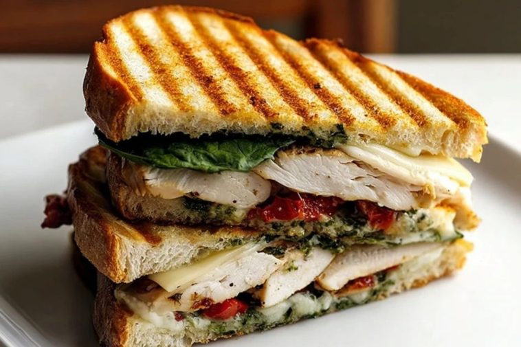 Grilled Chicken Panini Sandwich
