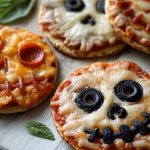 Halloween Mini Pizzas