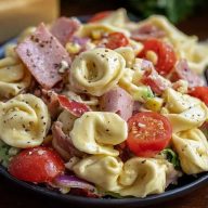 Italian Grinder Tortellini Salad