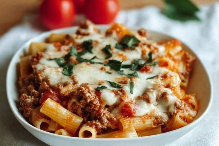 Italian Rigatoni Bake