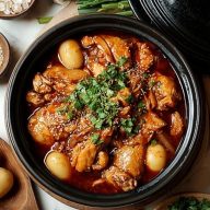 Jjimdak Korean Braised Chicken