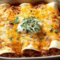 Mouthwatering Beef Enchiladas with Homemade Red Sauce