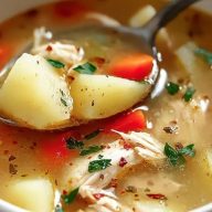 My Grandma's Secret Chicken Potato Soup