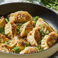 One Pan Dumpling Dinner