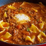 One Pot Lasagna Soup Recipe
