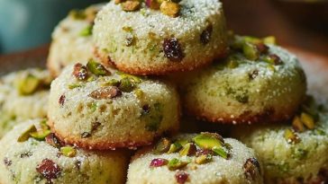 Pistachio Wedding Cookies