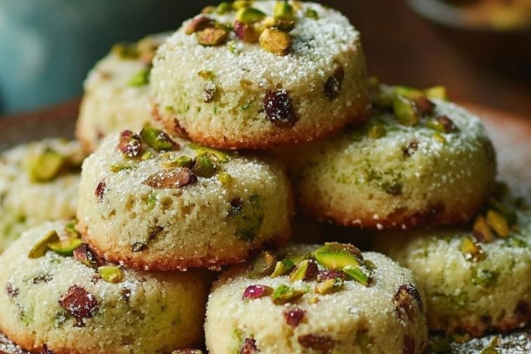 Pistachio Wedding Cookies