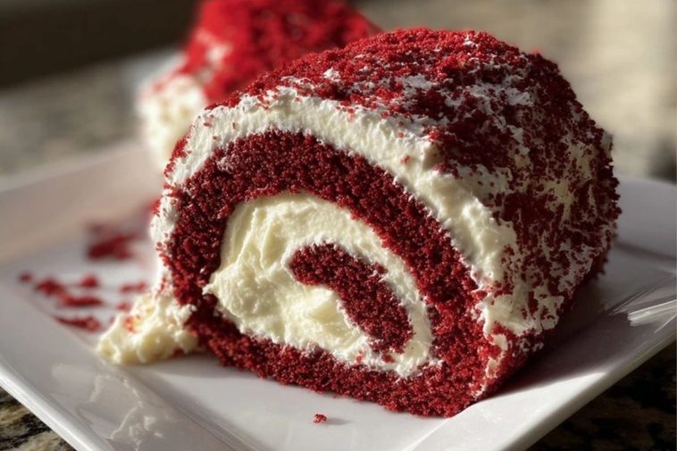 Red Velvet Cake Roll