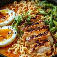 Spicy & Creamy Chicken Ramen