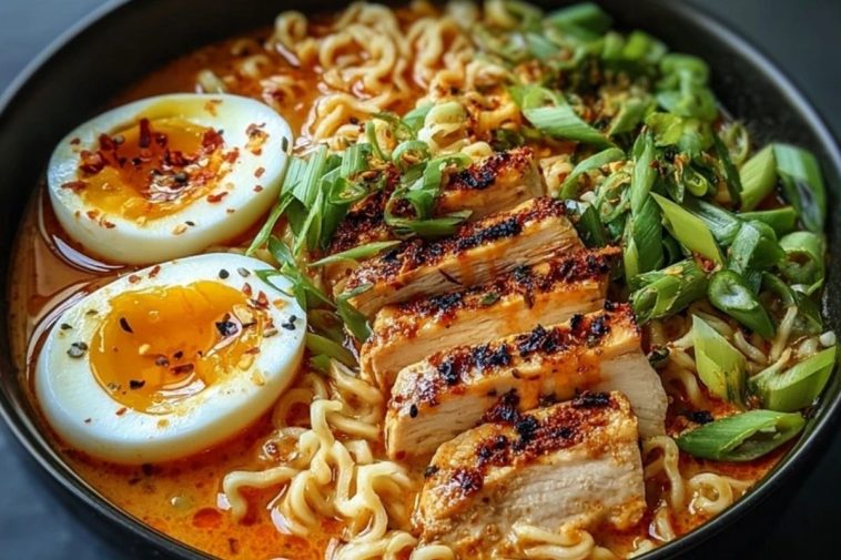 Spicy & Creamy Chicken Ramen