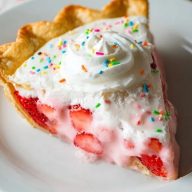 Strawberry Pop Tart Pie