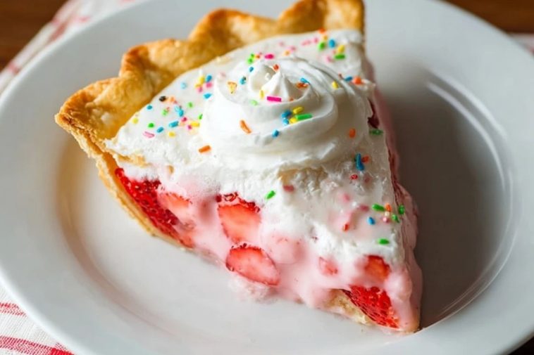 Strawberry Pop Tart Pie