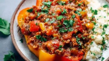 Unstuffed Peppers