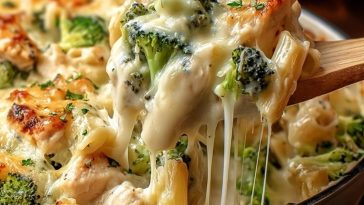 Wholesome Chicken Broccoli Alfredo Bake