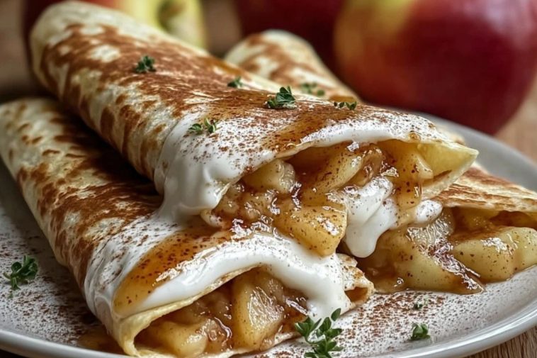 Apple Cinnamon Breakfast Quesadillas