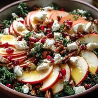Autumn Harvest Honeycrisp Apple and Feta Salad