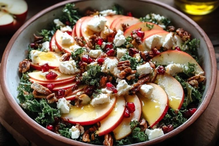 Autumn Harvest Honeycrisp Apple and Feta Salad