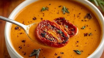 Best Creamy Roasted Garlic Tomato Soup