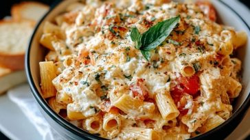 Boursin Cheese Baked Pasta