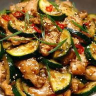 Chicken Zucchini Stir Fry