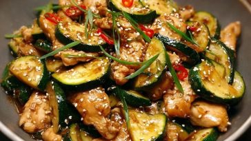 Chicken Zucchini Stir Fry
