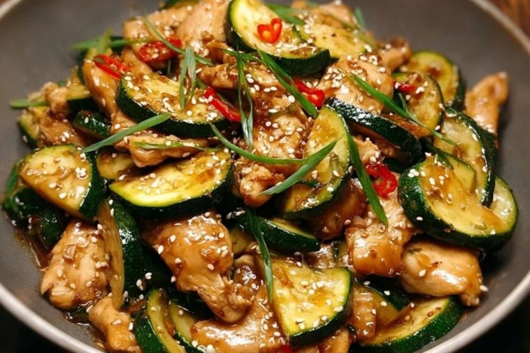 Chicken Zucchini Stir Fry