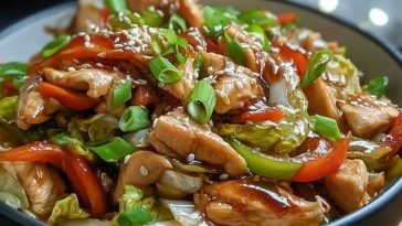 Chinese Chicken & Cabbage Stir-Fry