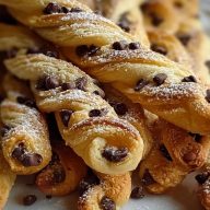 Chocolate Chip Cookie Dough Twists