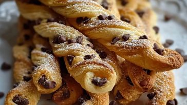 Chocolate Chip Cookie Dough Twists