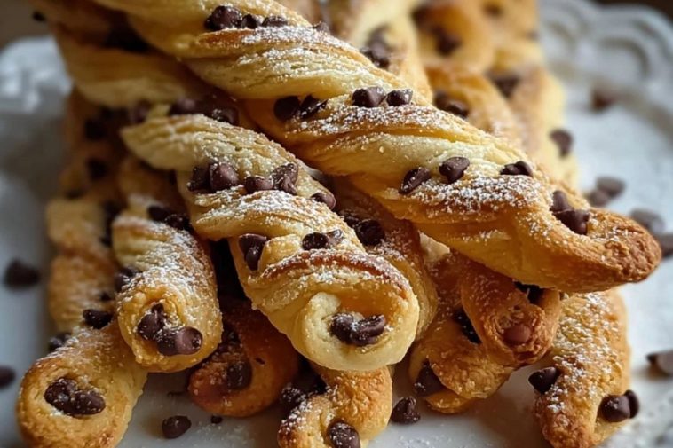 Chocolate Chip Cookie Dough Twists