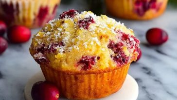 Citrus Orange Cranberry Muffins