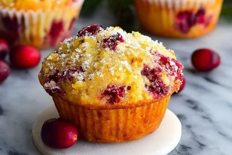 Citrus Orange Cranberry Muffins