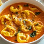 Cozy Tomato Tortellini Soup