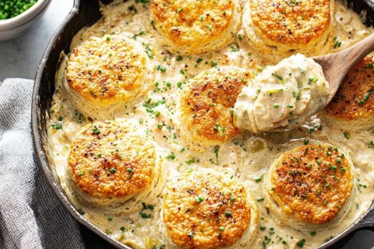 Creamy Chicken and Biscuits