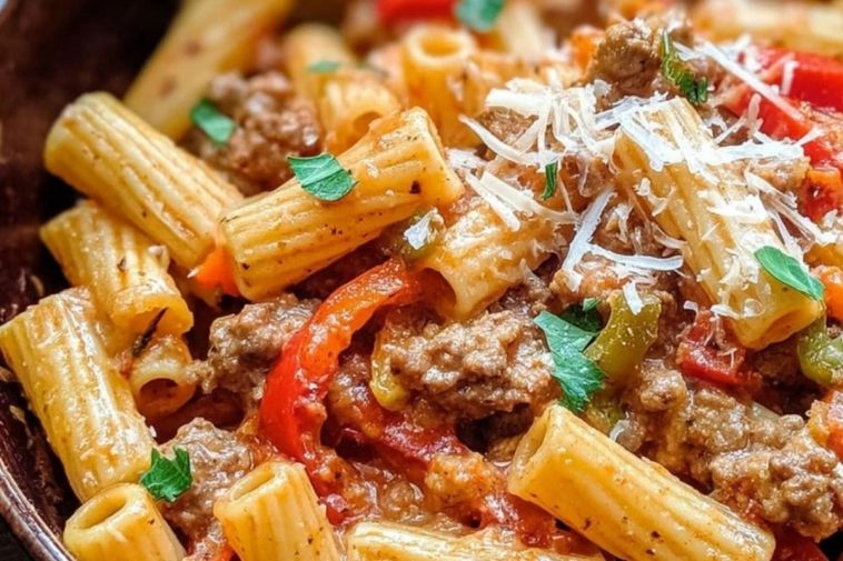 Creamy Sausage and Peppers Pasta