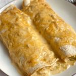 Creamy White Chicken Enchiladas