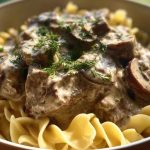 Crock Pot Beef Stroganoff