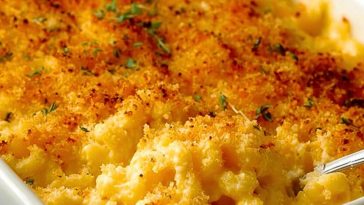 Crunchy Baked Mac and Cheese