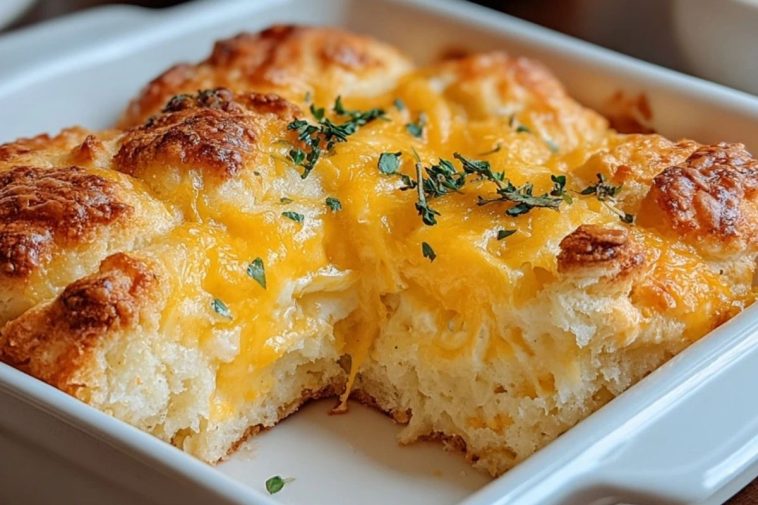Irresistible Cheddar Bay Biscuit Egg Breakfast Casserole