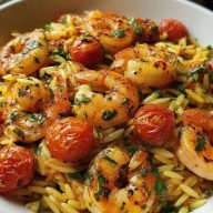 One Pot Marry Me Shrimp and Orzo Pasta