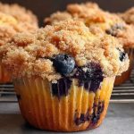 Perfect Blueberry Streusel Muffins