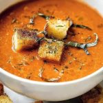 Perfect Roasted Tomato Basil Soup