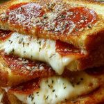 Pizza Grilled Cheese Sandwiches