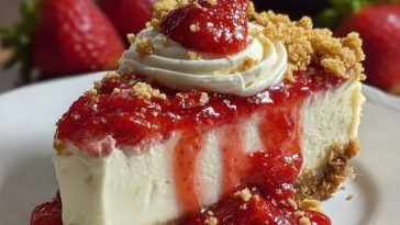 Strawberry Crunch Cheesecake Delight