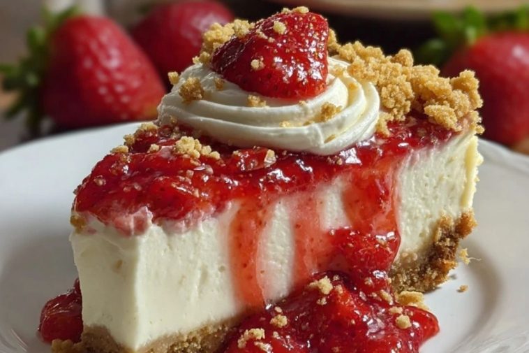 Strawberry Crunch Cheesecake Delight