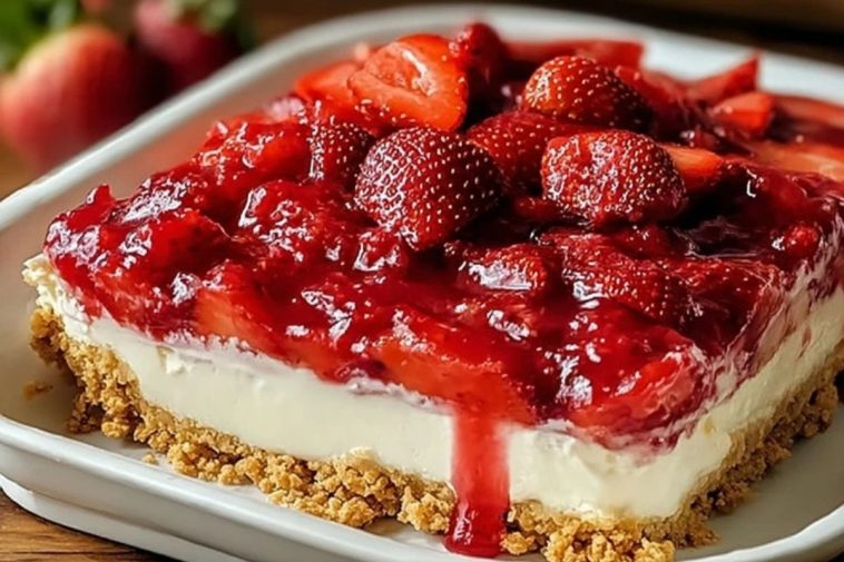 Strawberry Dump Cheesecake