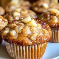 Apple Cinnamon Greek Yogurt Muffins